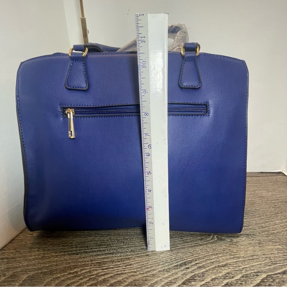 Alyssa Blue Women's Handbag and Wallet. Shoulder bag. Vegan leather. NEW.purse - Picture 10 of 14